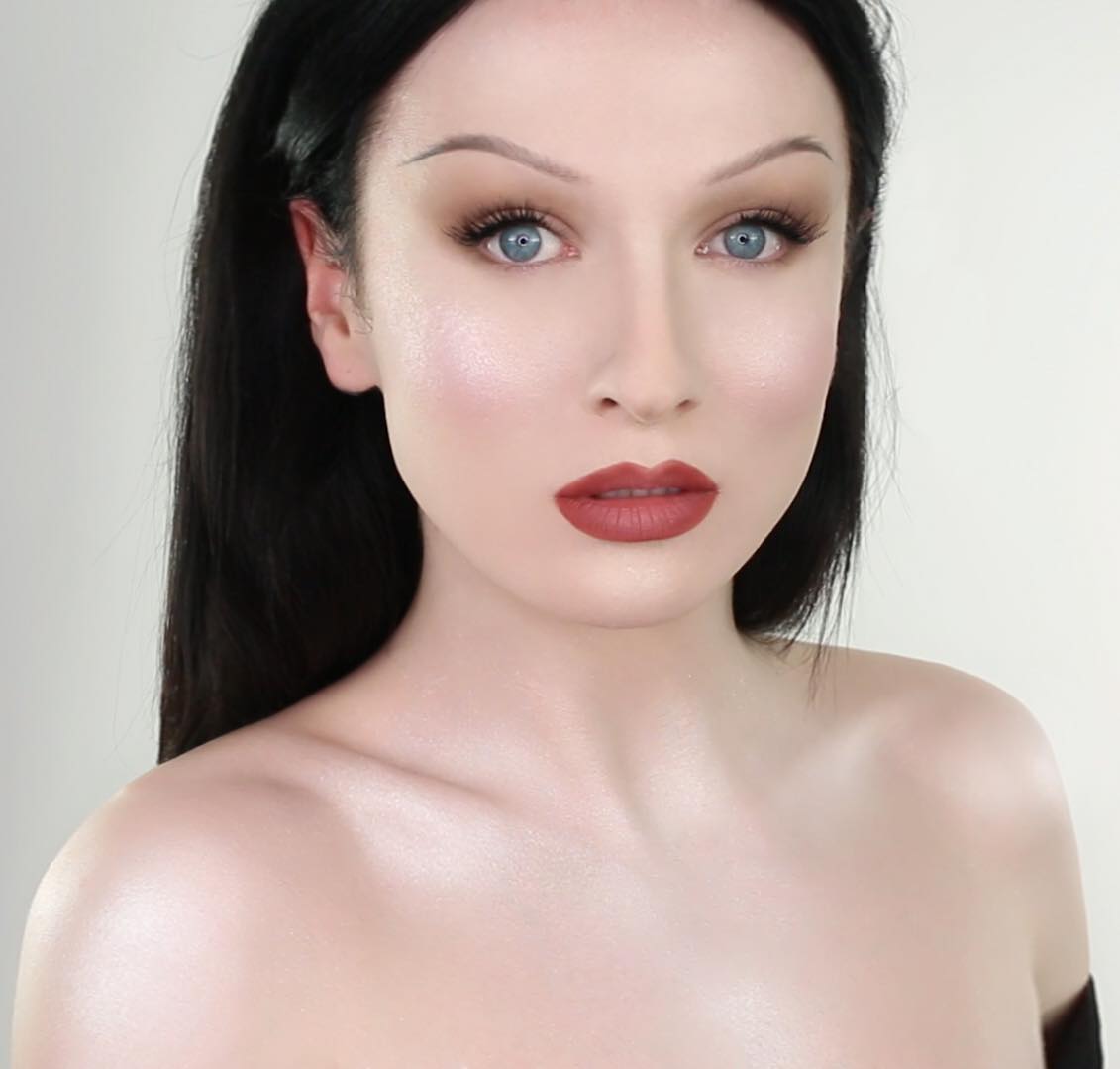 John Maclean glowing with makeup.
